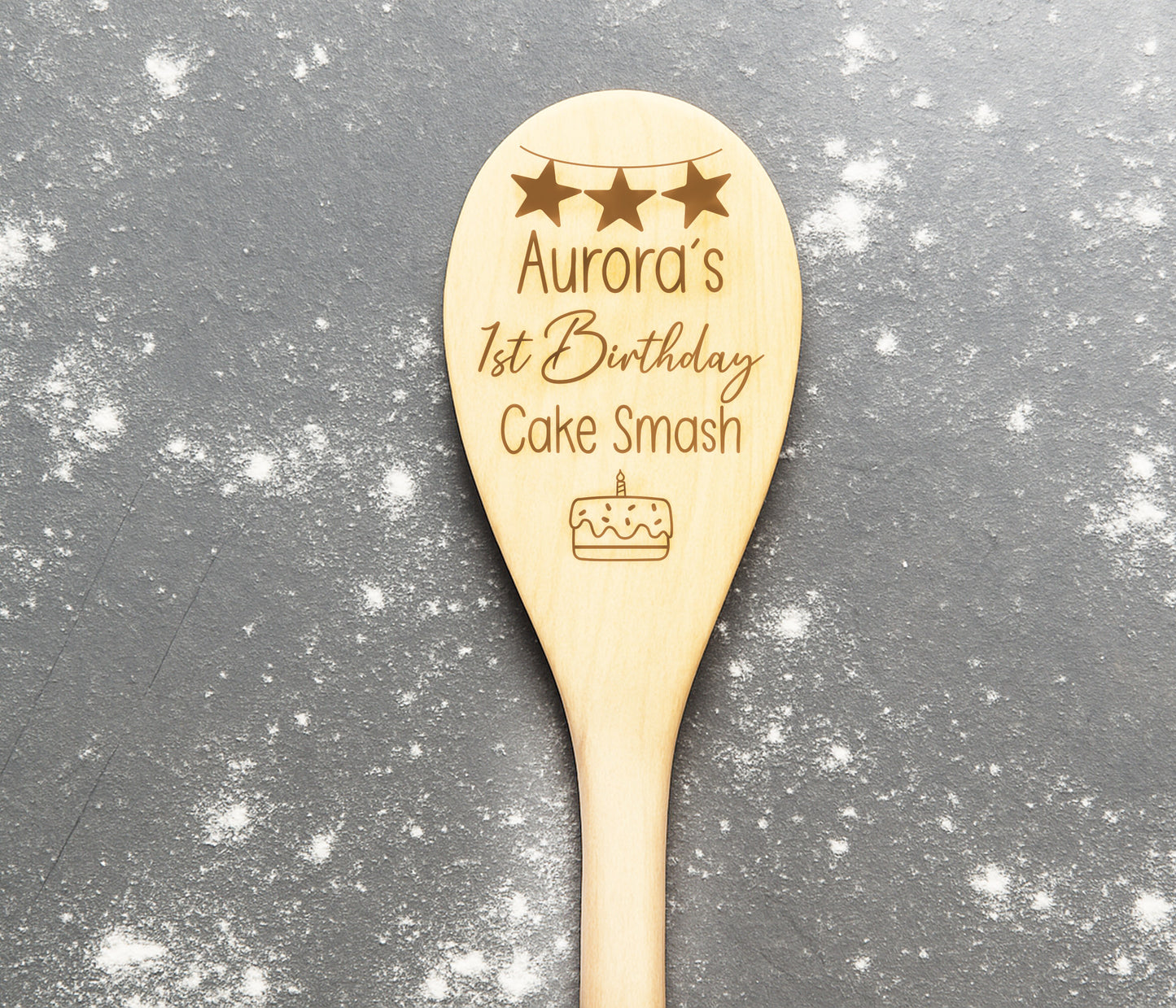 Personalised 1st Birthday Cake Smash Spoon