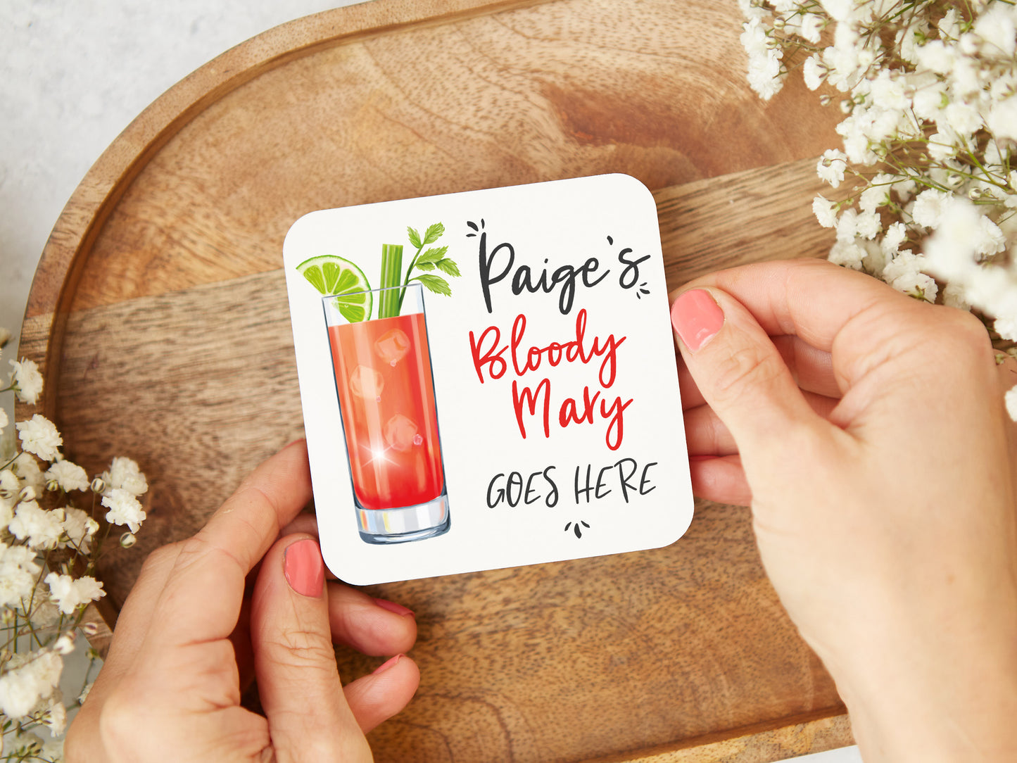 Bloody Mary Goes Here Coaster