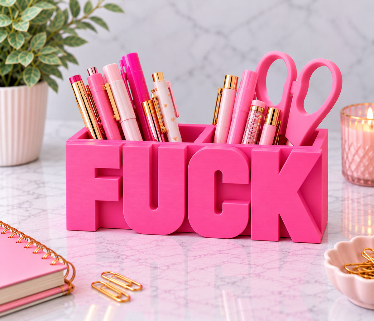 Fuck Pen Pot Desk Organiser