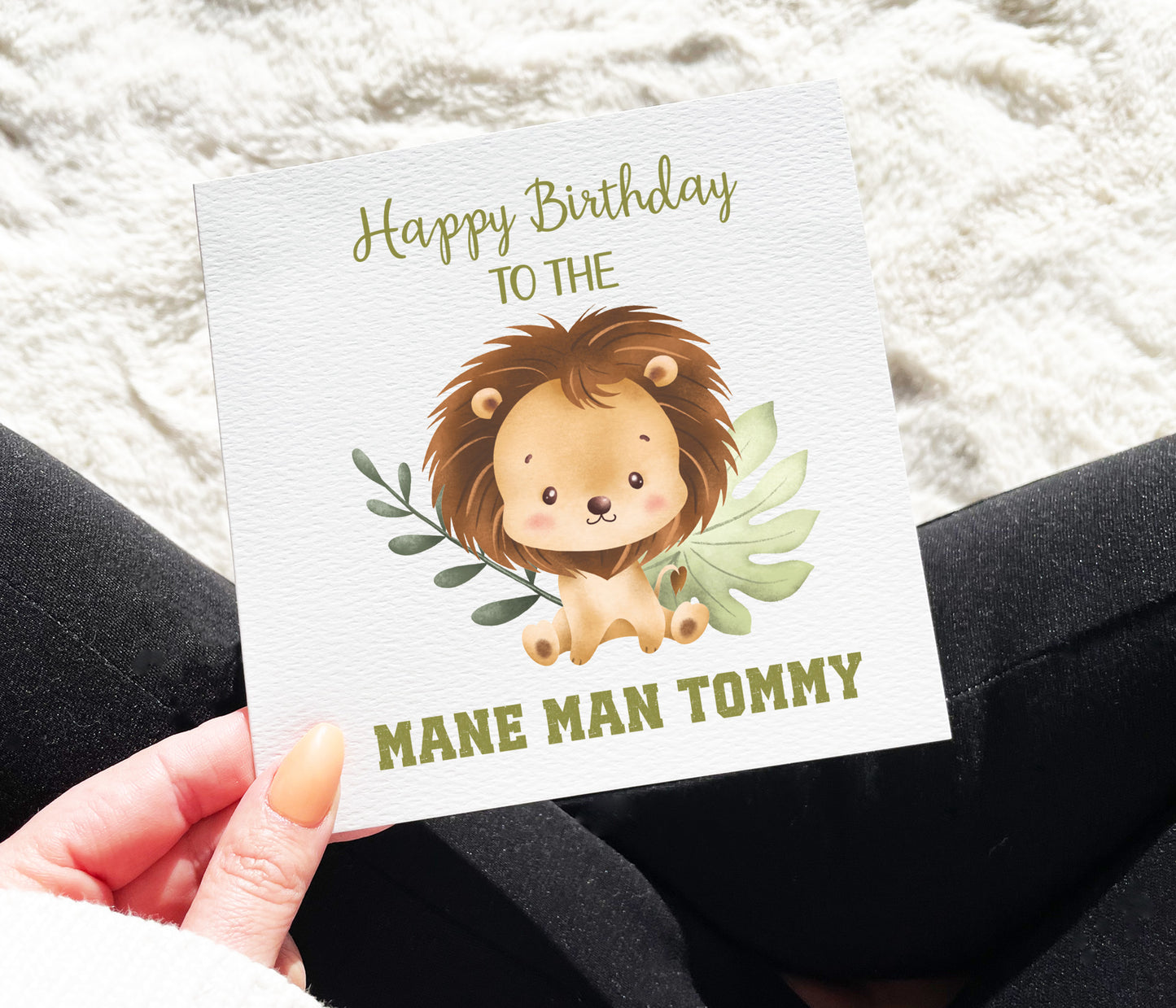 Mane Man Birthday Card