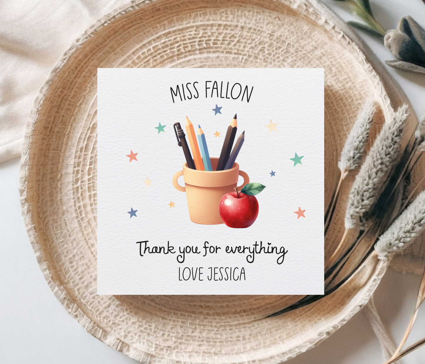 Thank You For Everything Card