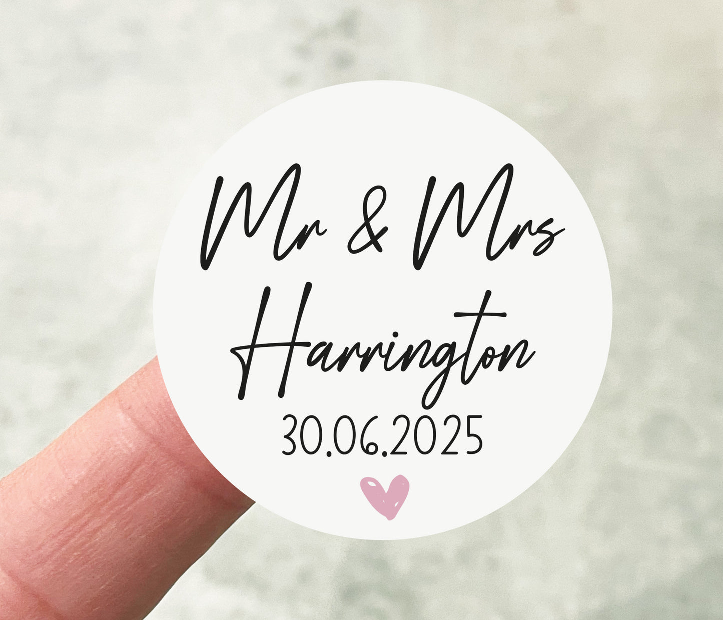 Personalised Wedding Stickers