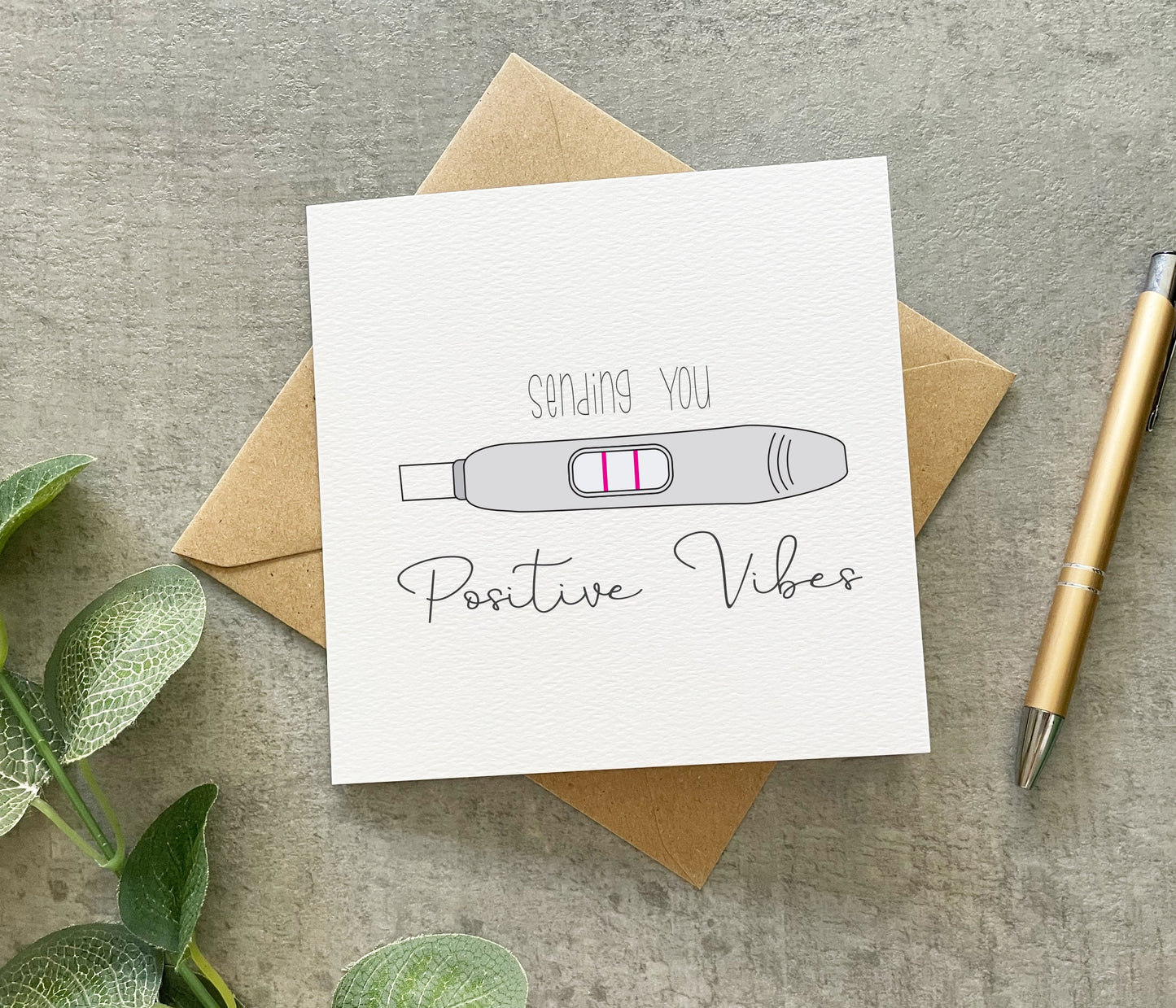 Sending Positive Vibes Card