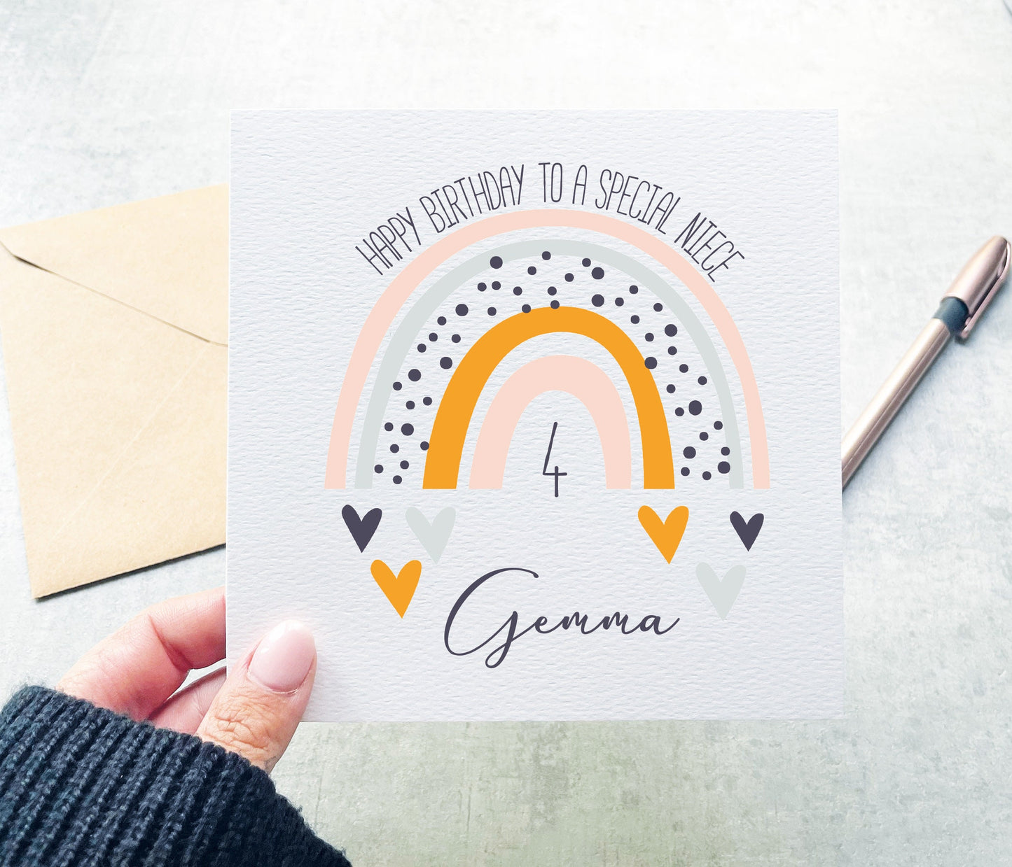 Niece Rainbow Card
