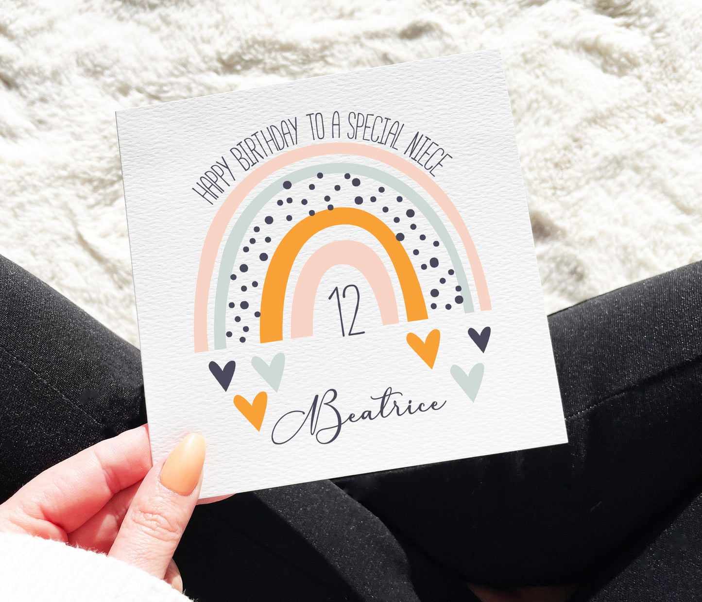Niece Rainbow Card