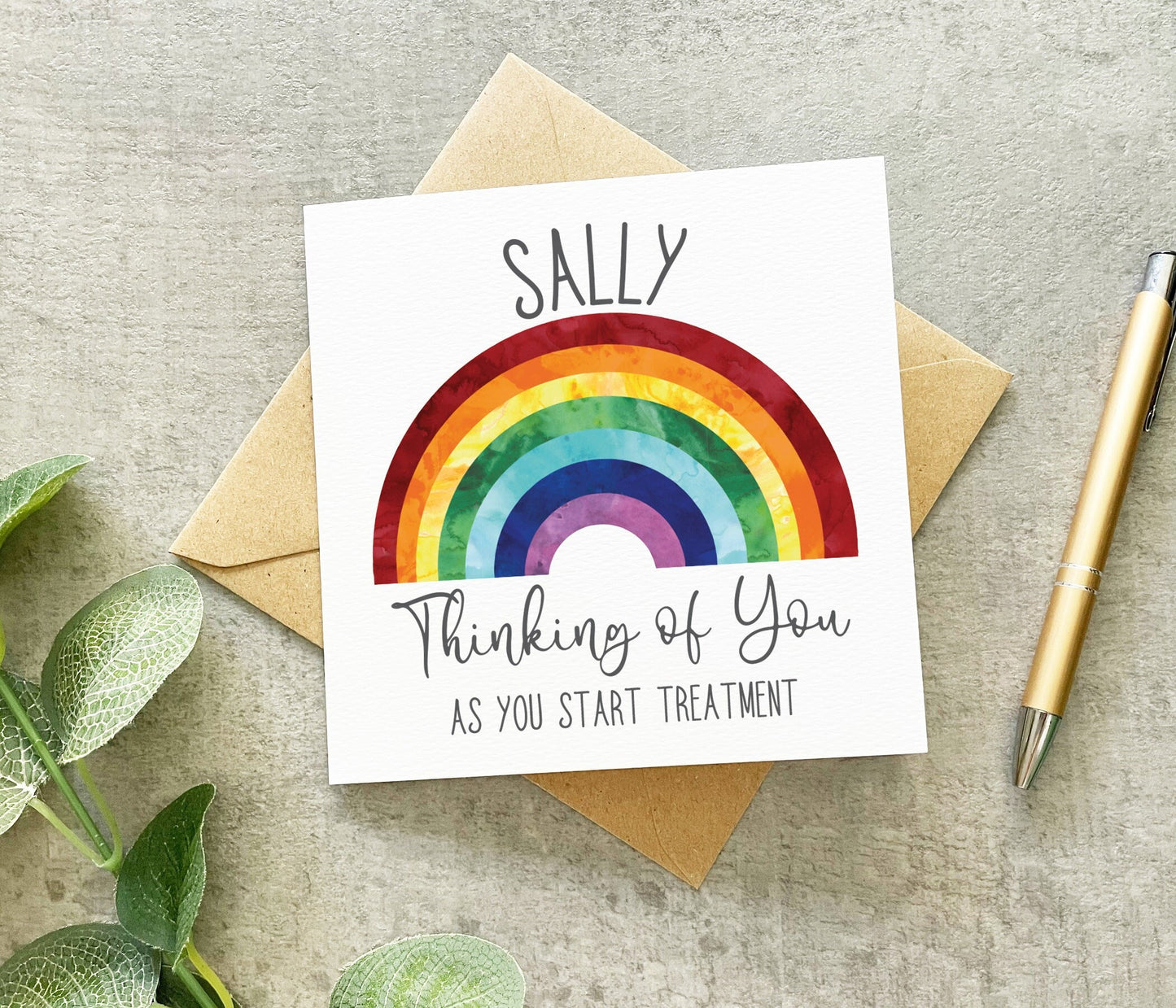 Thinking Of You Treatment Card