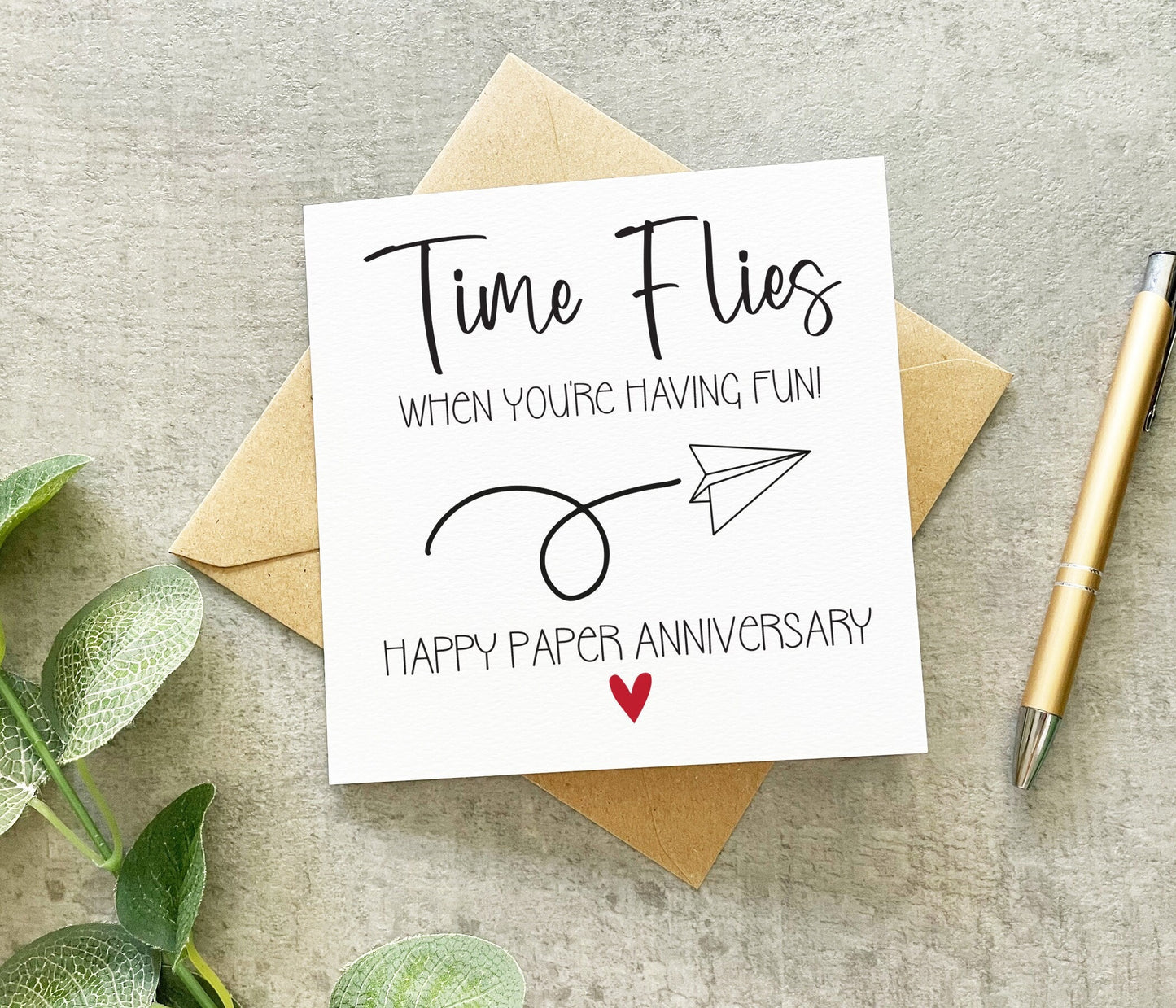 1st Anniversary Card
