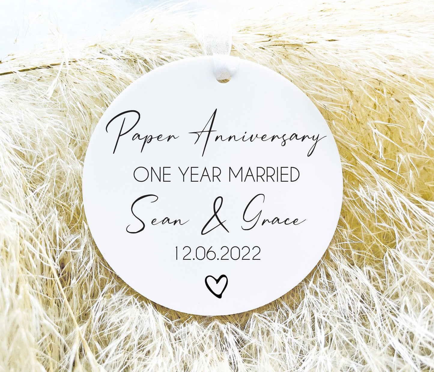 1st Anniversary Ornament
