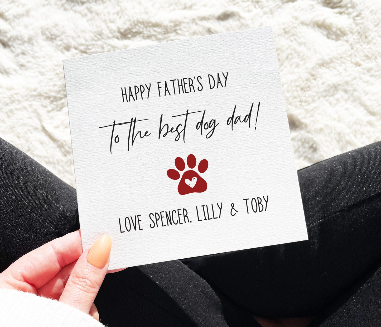 Dog Dad Father's Day Card