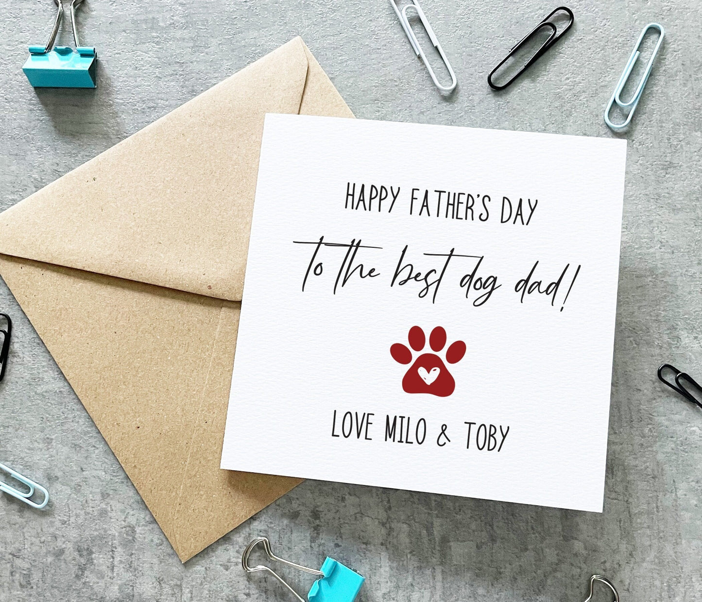 Dog Dad Father's Day Card