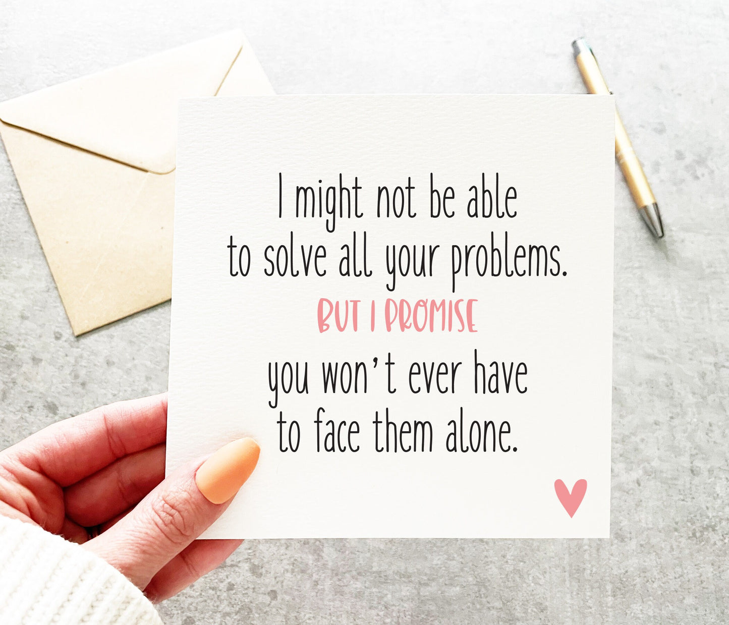 Solve Your Problems Card