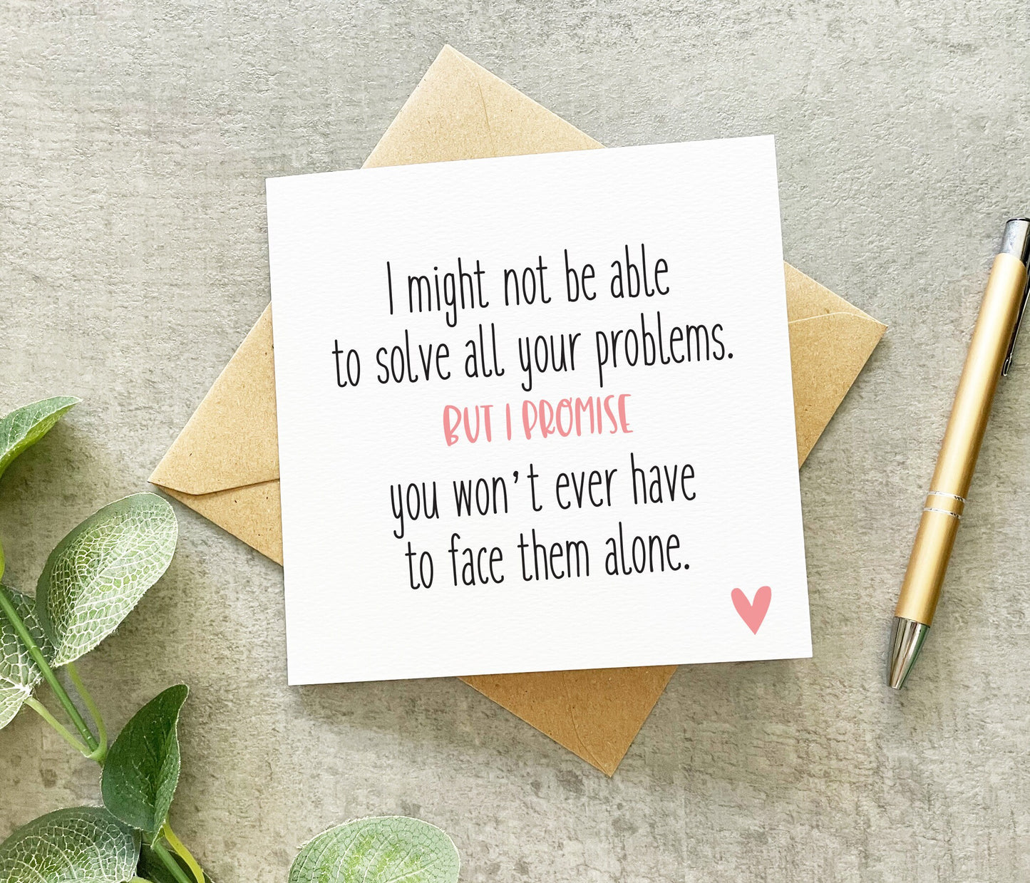 Solve Your Problems Card