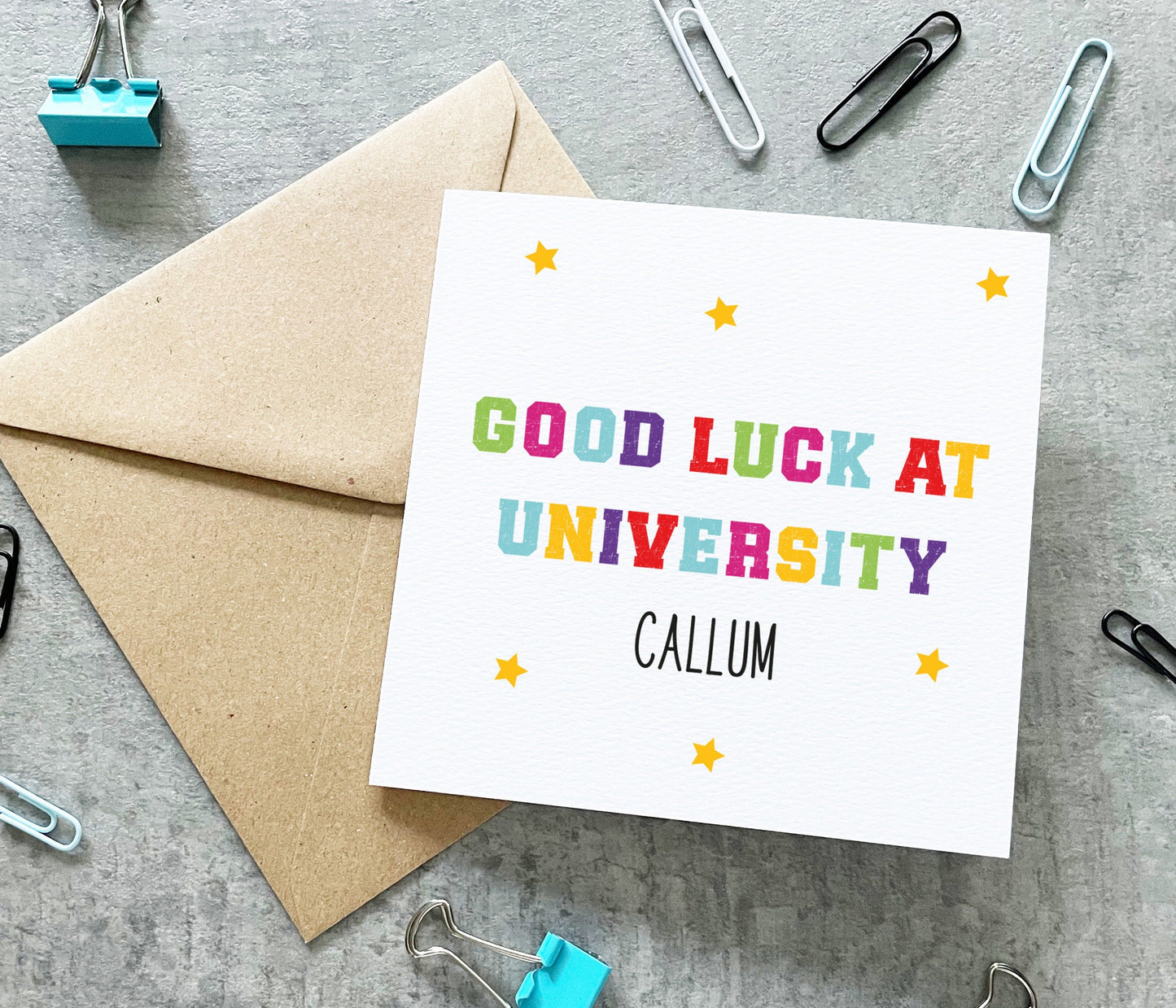 Good Luck At Uni Card