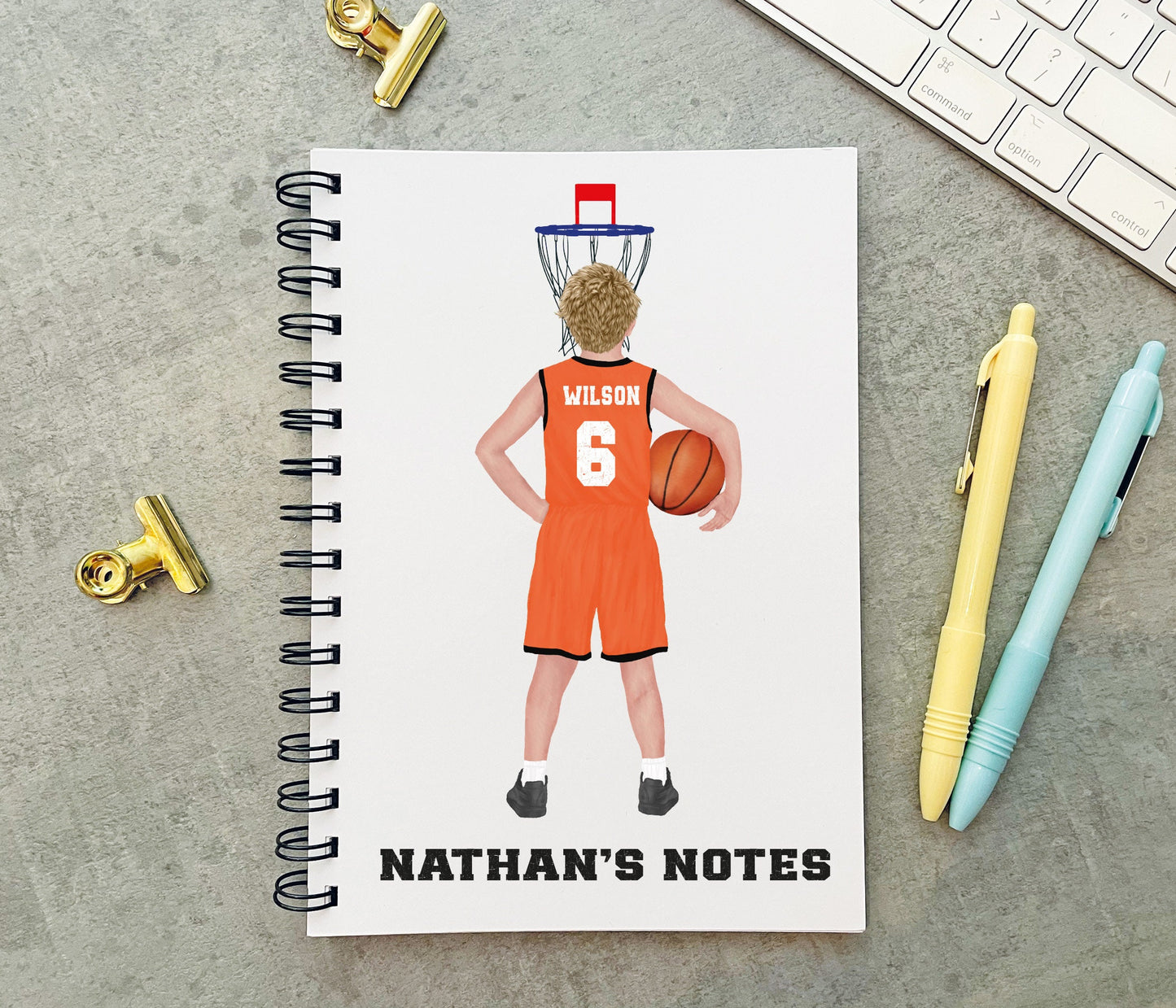 Basketball Player Notebook