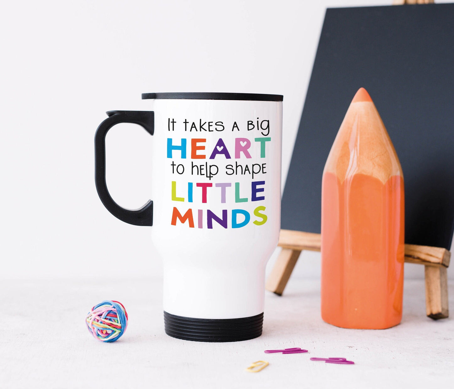 Big Heart Little Minds Travel Mug
