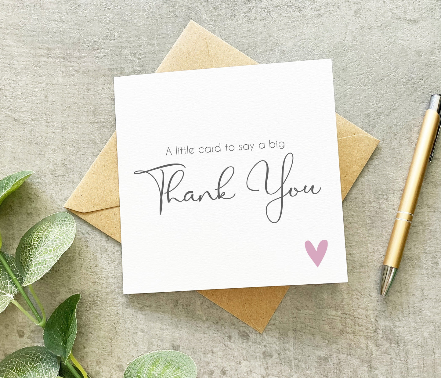 Big Thank You Card