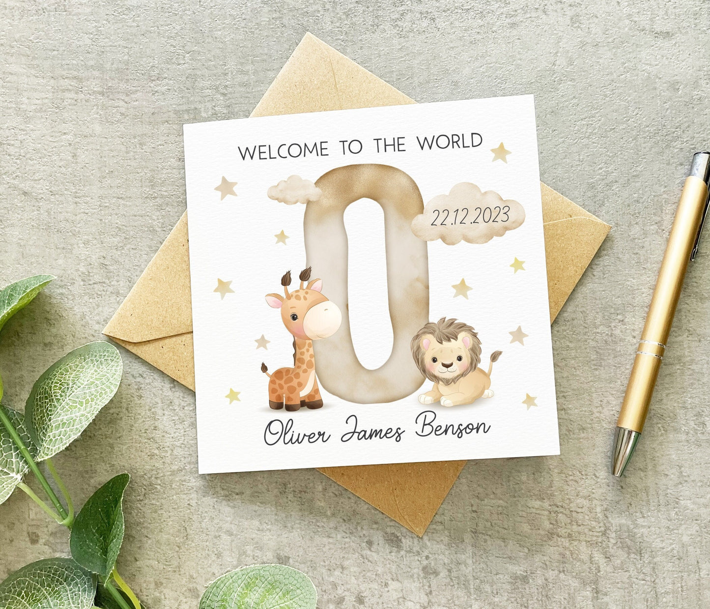 New Baby Animals Card