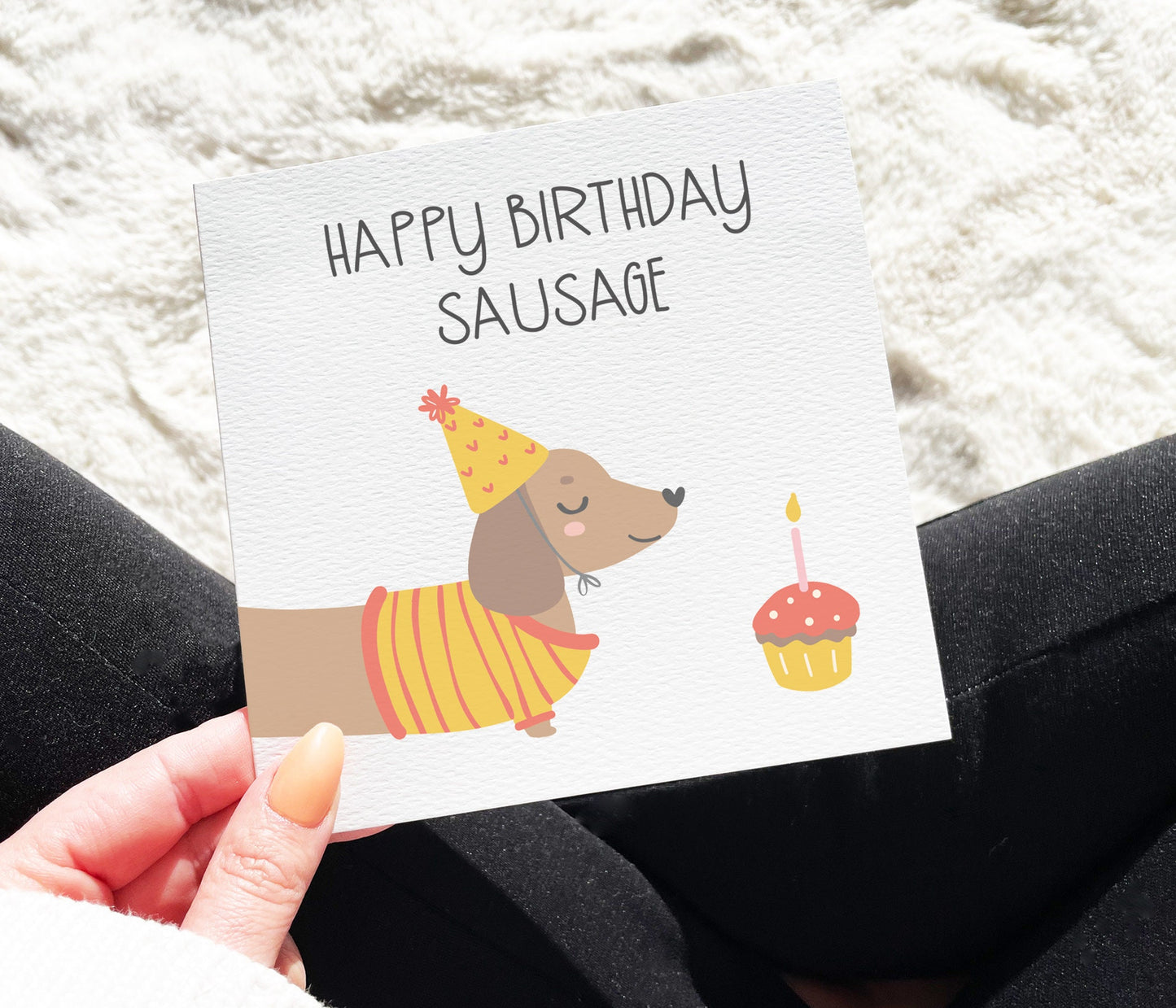 Happy Birthday Sausage Card