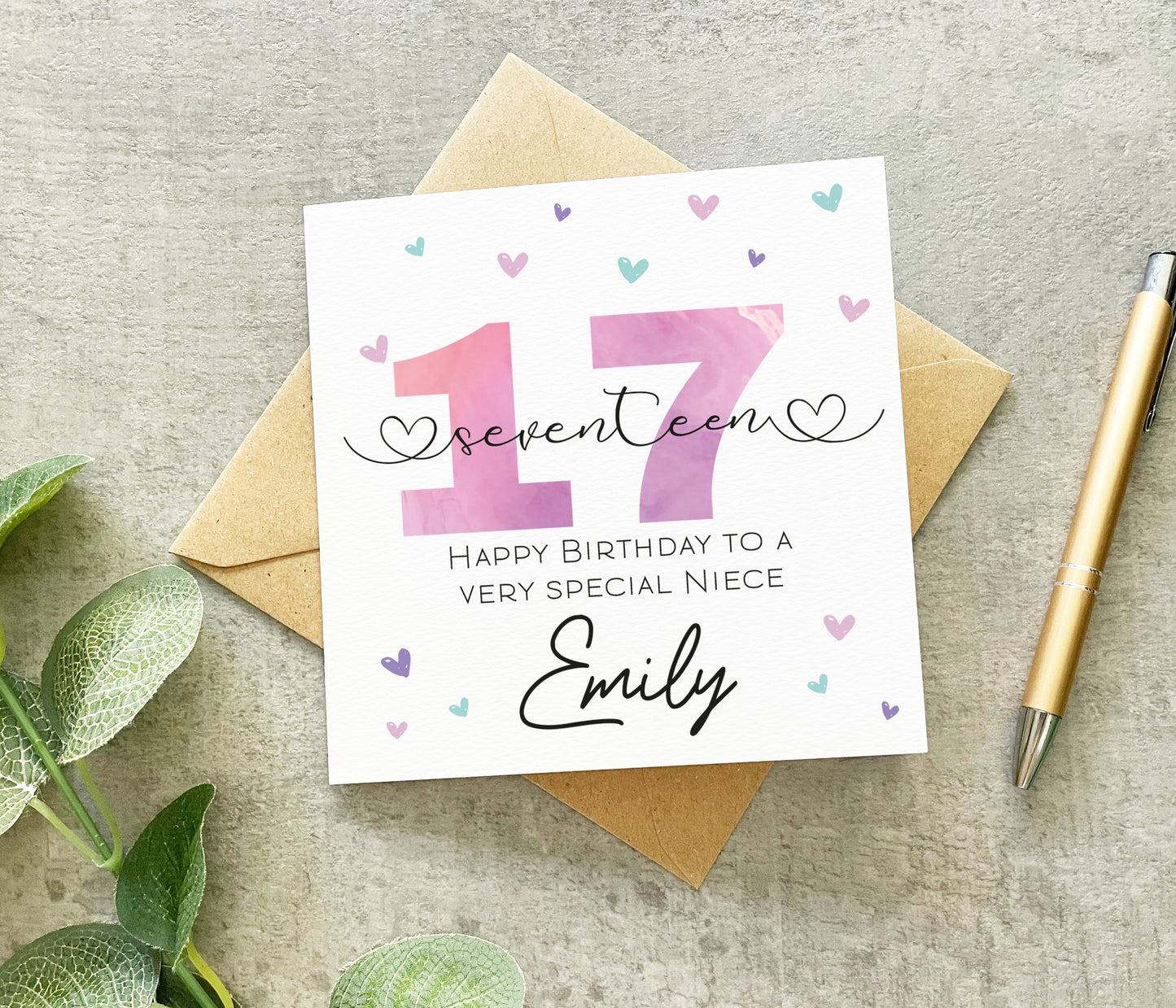 Daughter Age Birthday Card