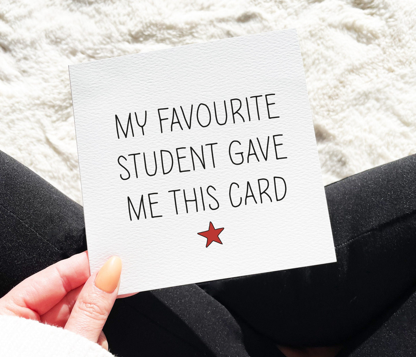 Funny Teacher Card