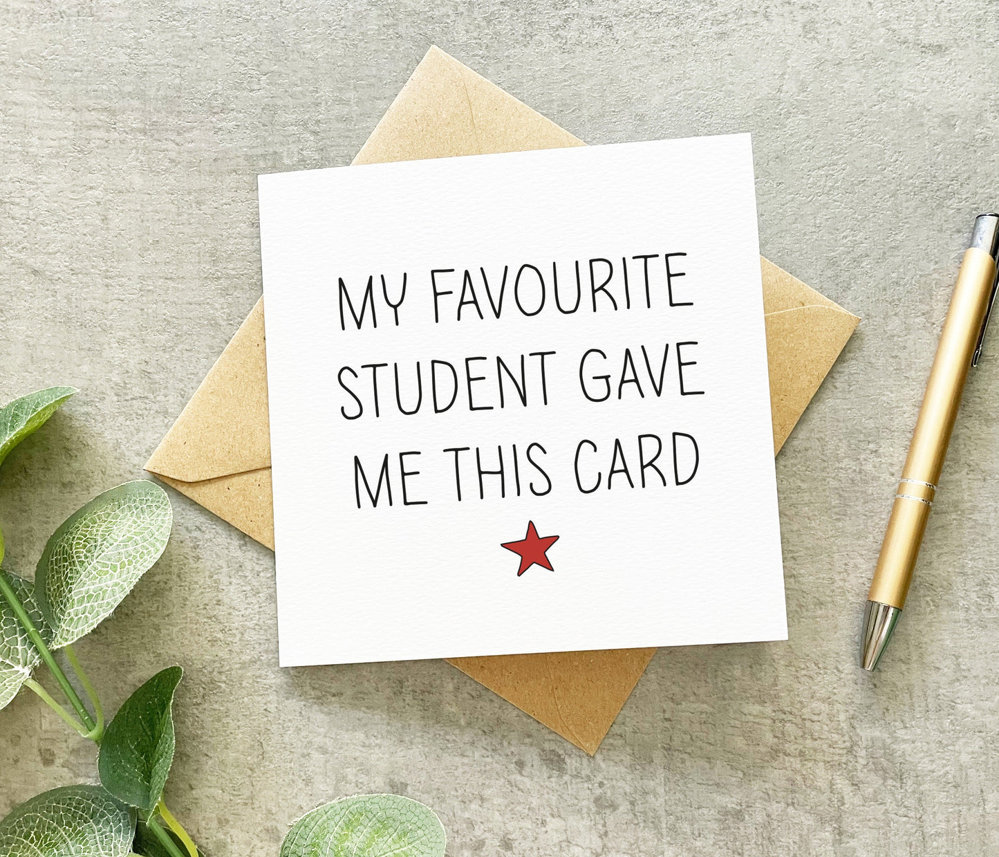 Funny Teacher Card