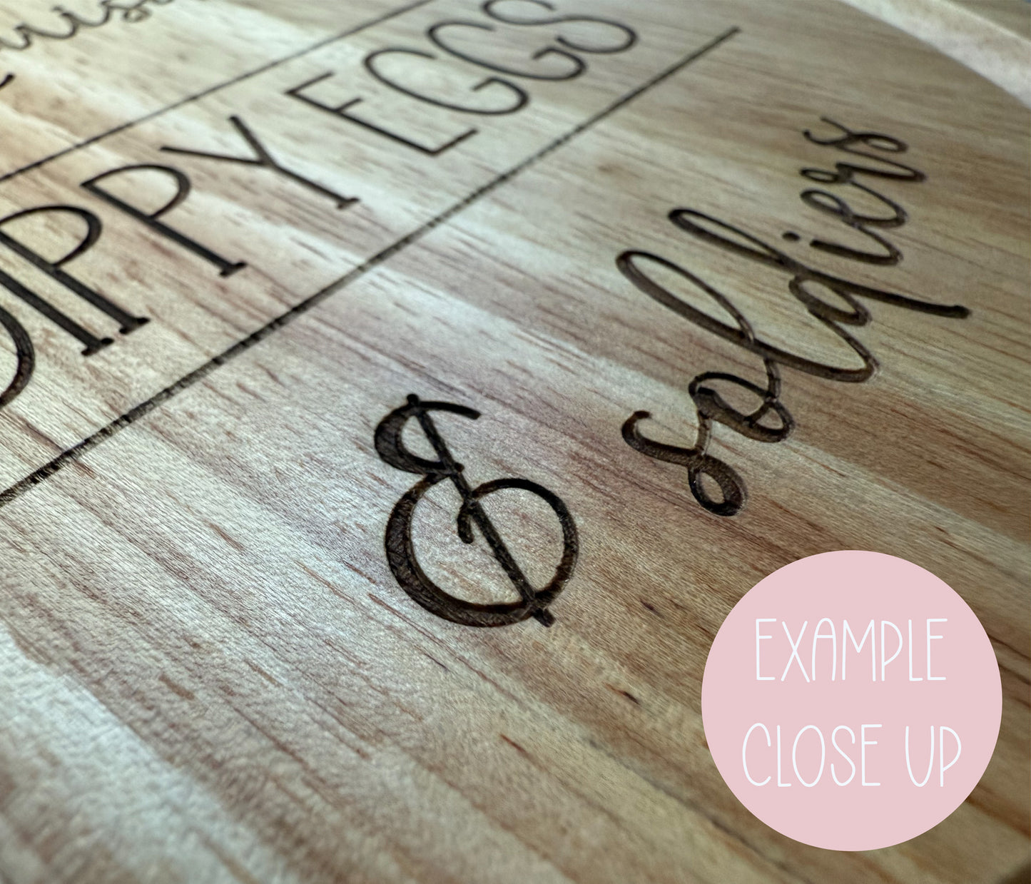 Soldiers Dippy Egg Breakfast Board