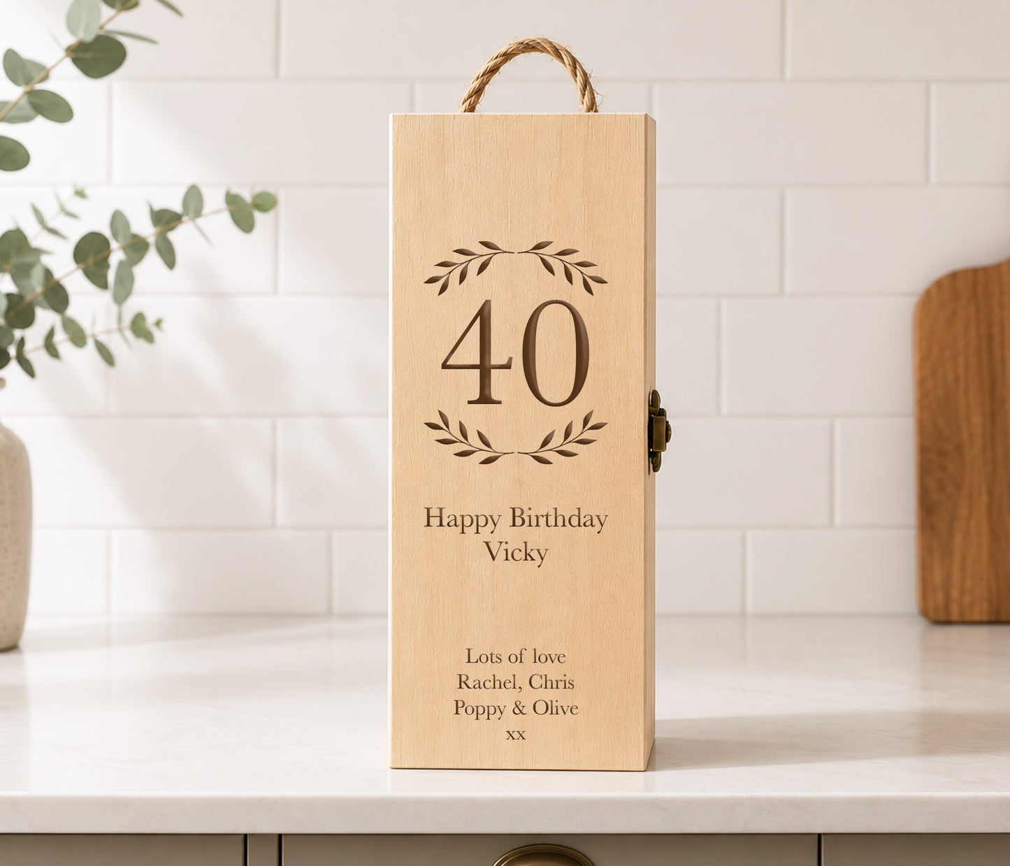 50th Birthday Whisky Box