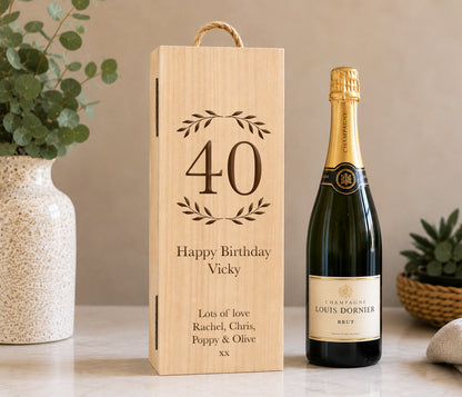 40th Birthday Whisky Box