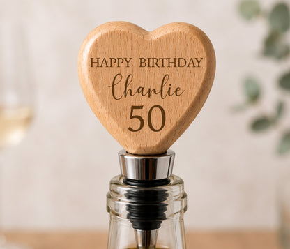 40th Birthday Bottle Stopper