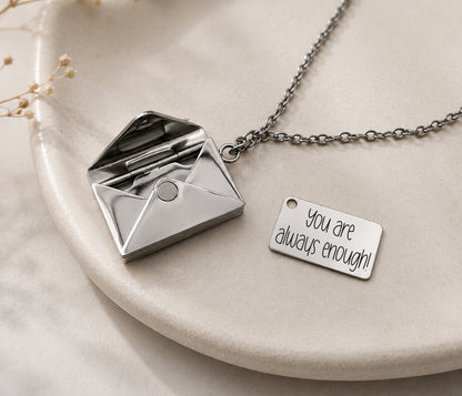 Secret Message Locket Necklace