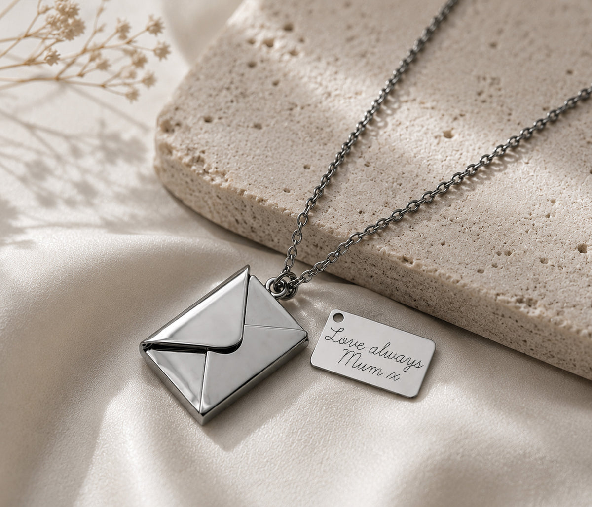Secret Message Locket Necklace