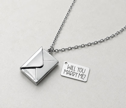 Secret Message Locket Necklace