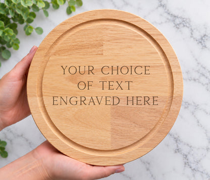Any Text, Personalised Cheeseboard