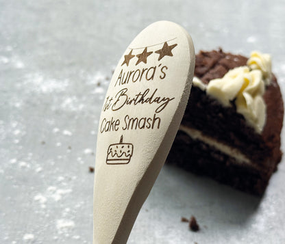 Personalised 1st Birthday Cake Smash Spoon