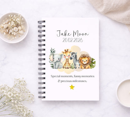 Jungle Animals Baby Memory Notebook