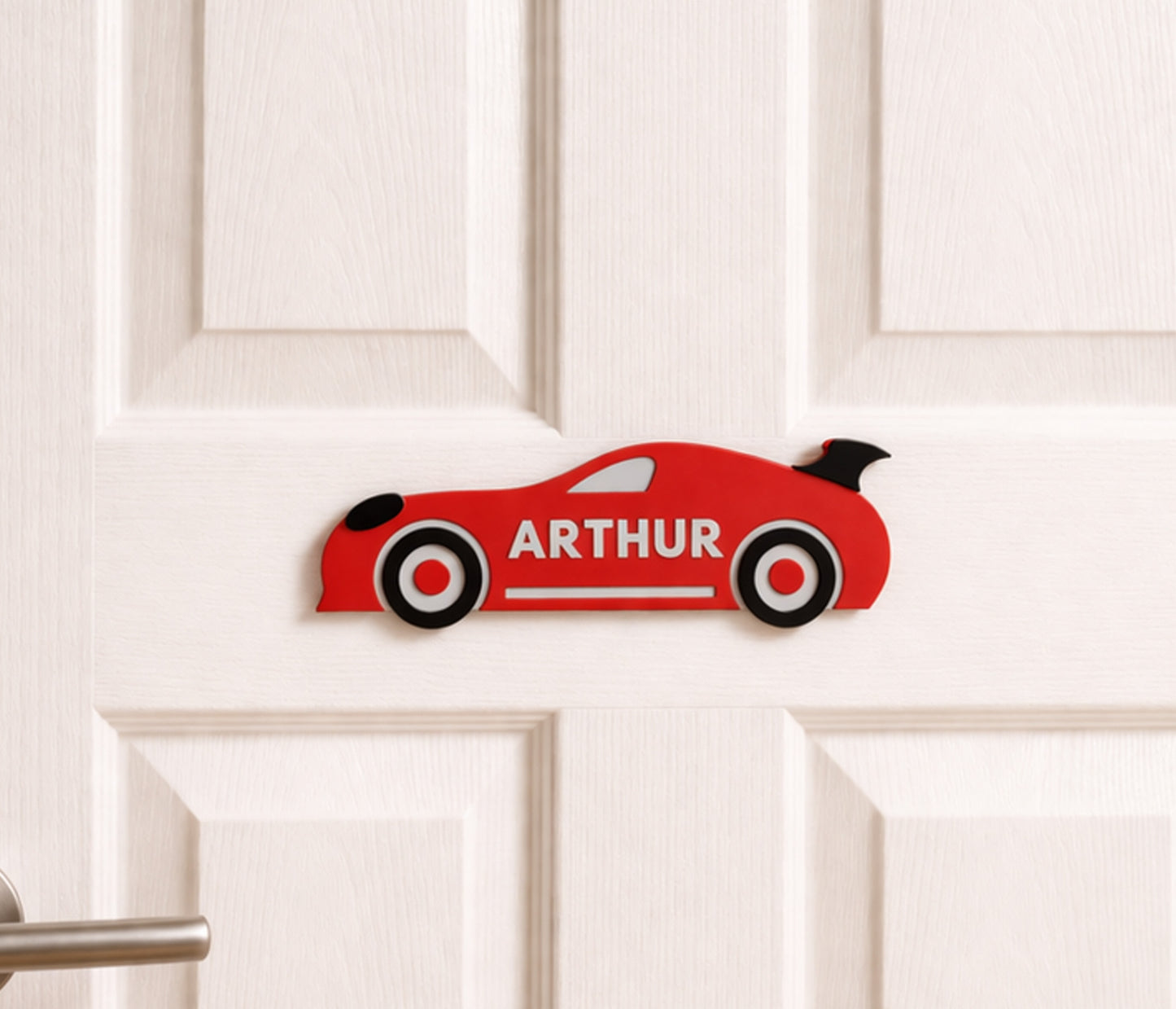 Racing Car Bedroom Sign