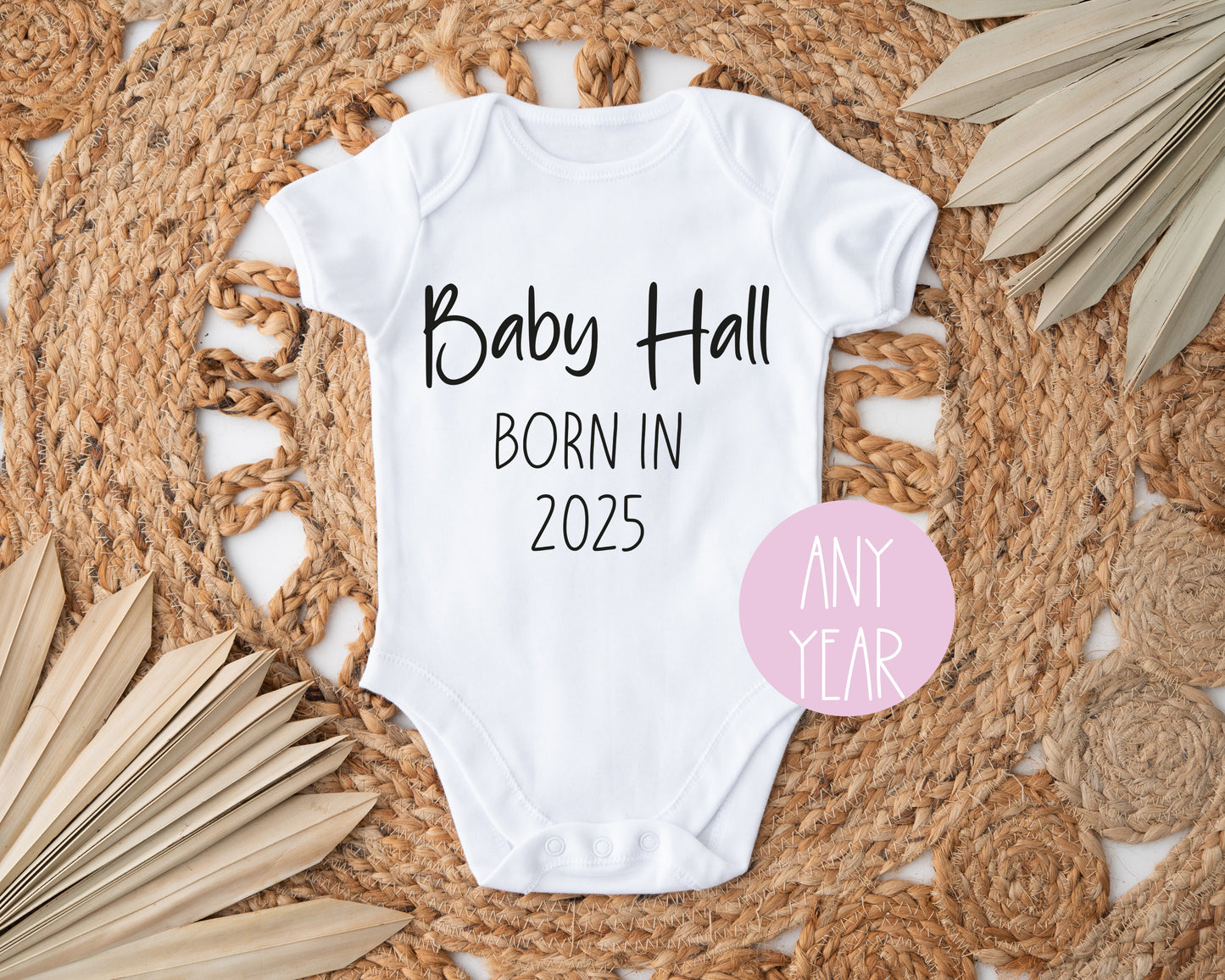 Personalised Born In 2025 Vest
