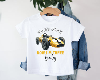 Can't Catch Me Now I'm Three T-Shirt