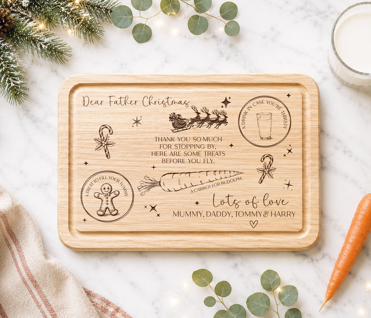Santa Claus Christmas Eve Board