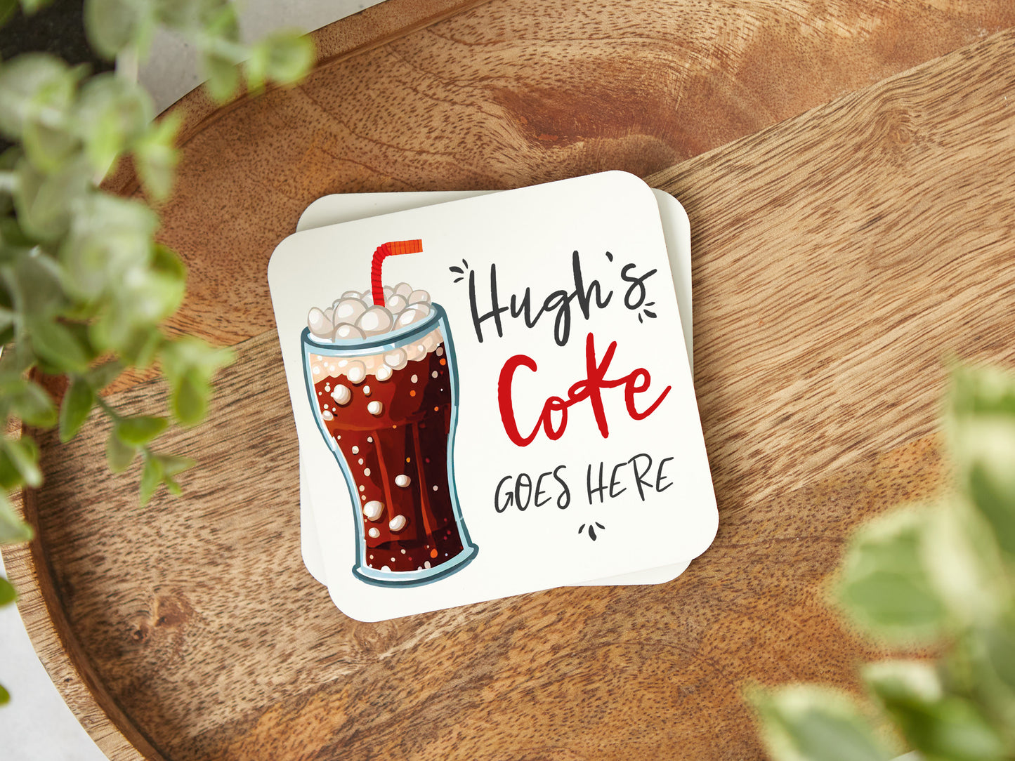 Coke Goes Here Coaster