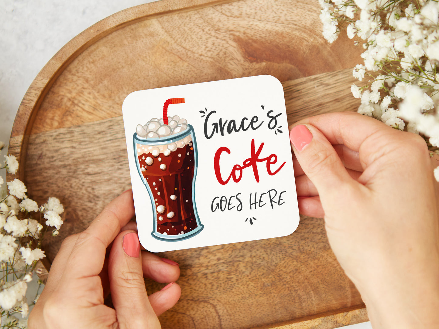 Coke Goes Here Coaster