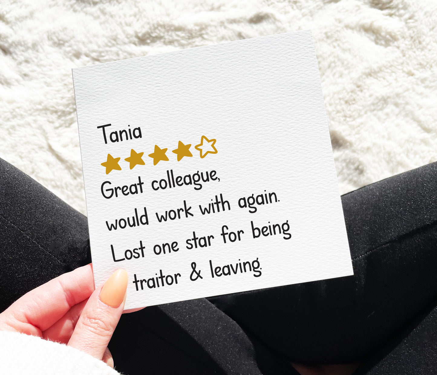 Colleague Review Card