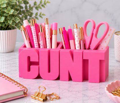 Cunt Pen Pot Desk Organiser