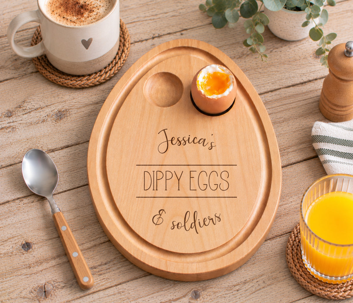 Dippy Eggs & Soldiers Breakfast Board