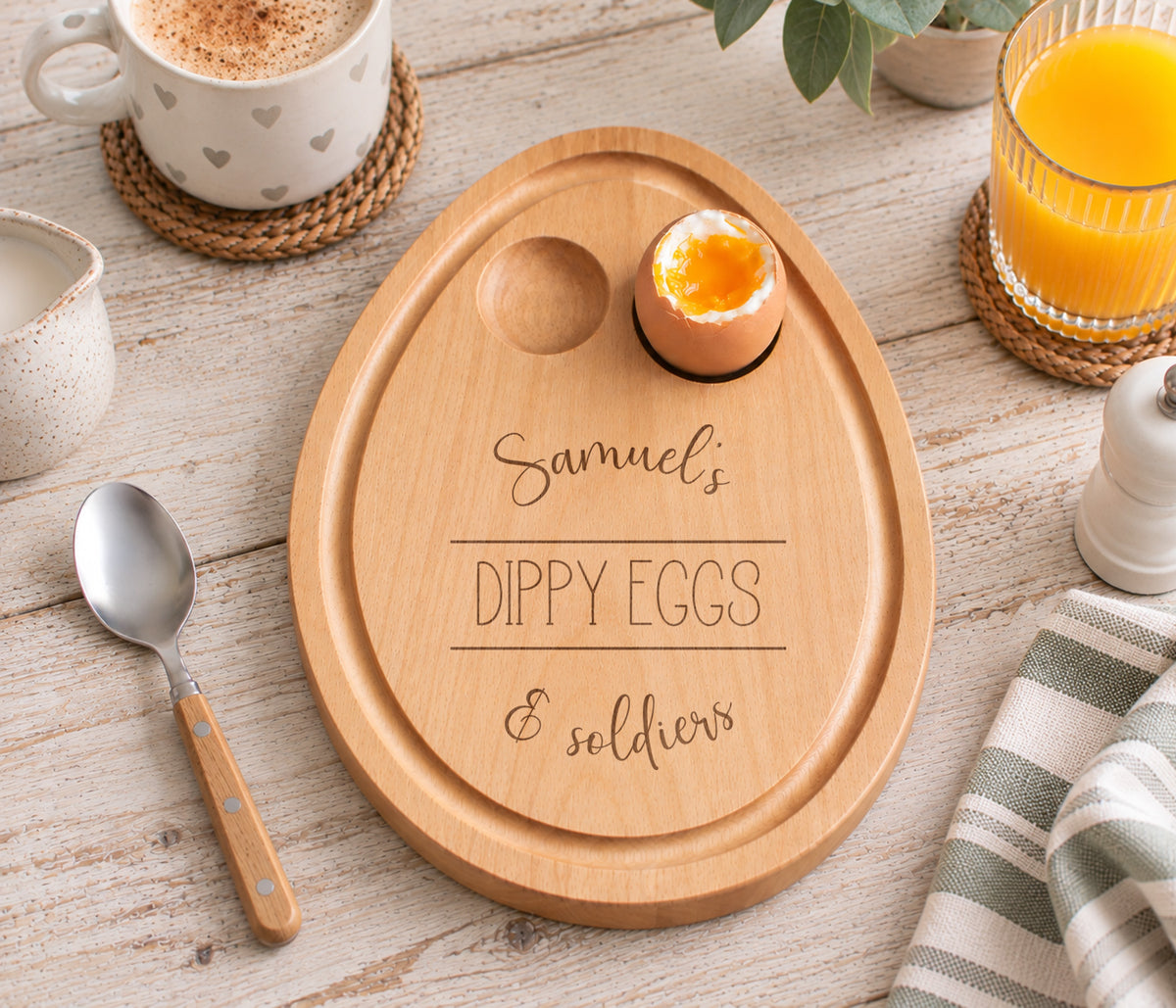 Dippy Eggs & Soldiers Breakfast Board