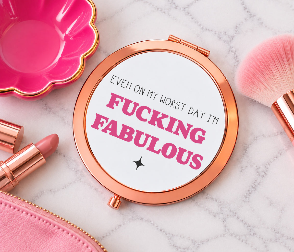 Even On My Worst Day Makeup Bag