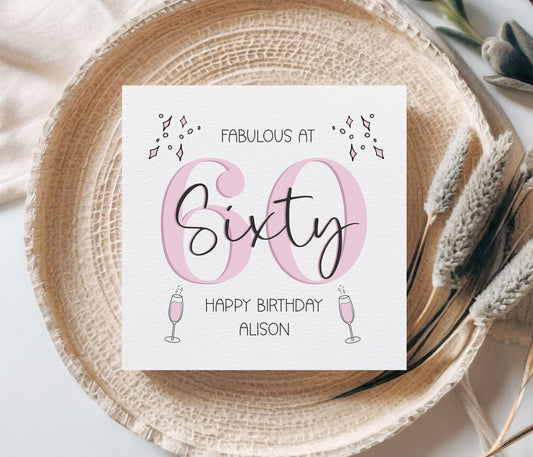 Fabulous At 60 Card