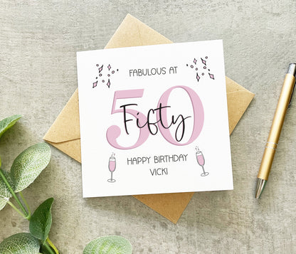 Fabulous At 40 Card