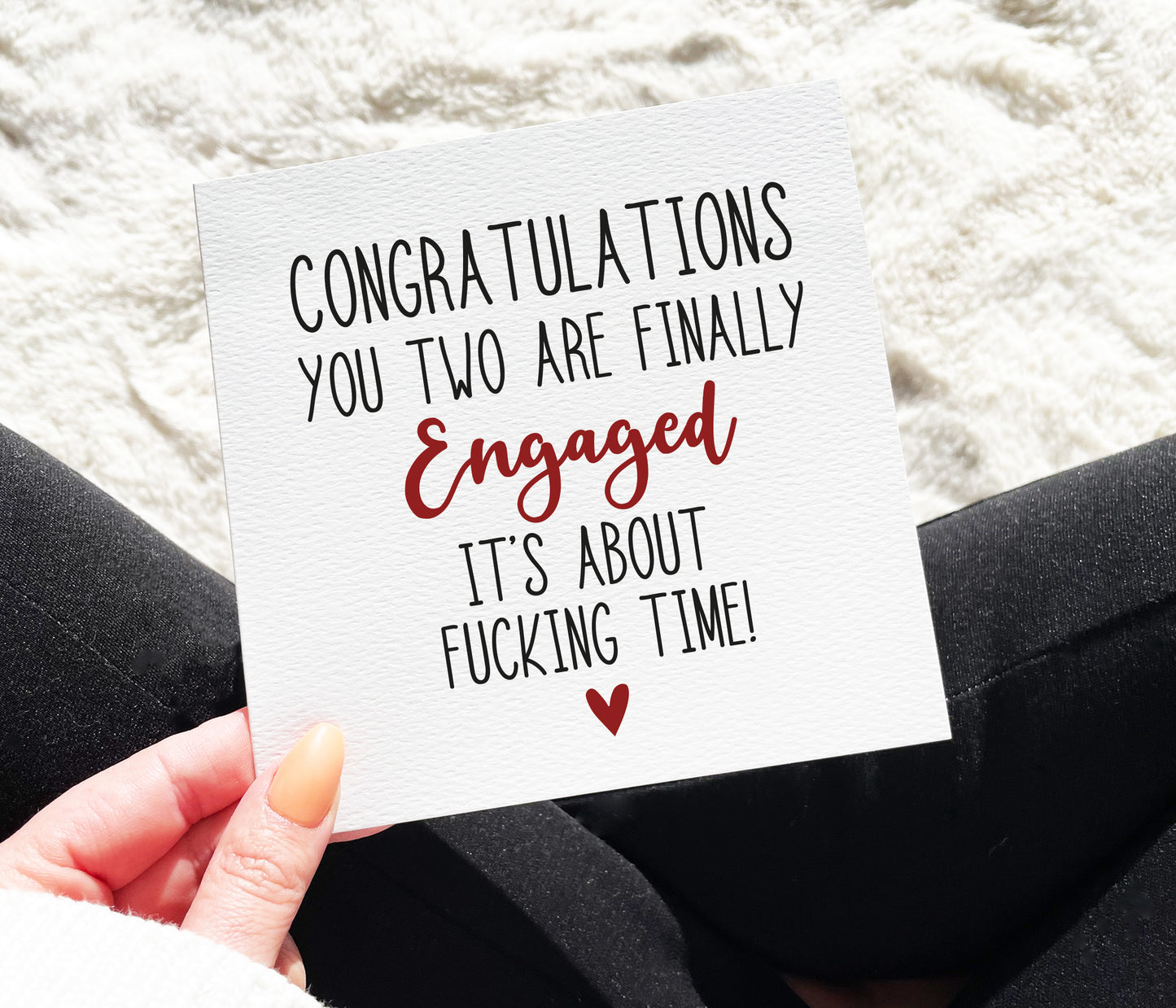 You're Finally Engaged Card