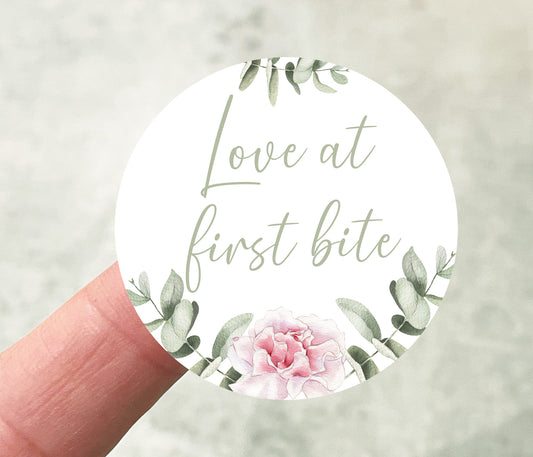 Love At First Bite Stickers